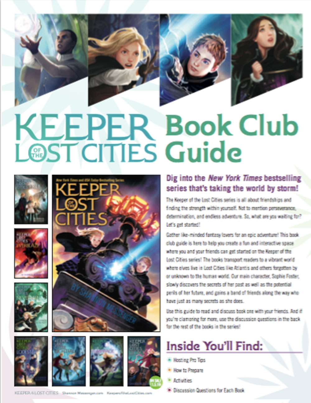 Keeper Of The Lost Cities Book Club Guide