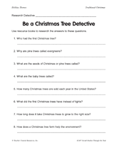 Be a Christmas Tree Detective
