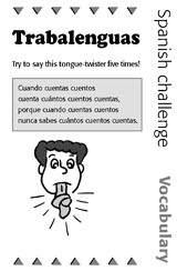 Spanish Vocabulary Challenge: Tongue Twisters
