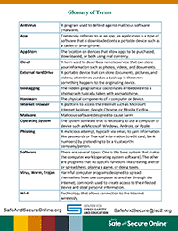 Glossary of Cyber Safety Terms for Parents