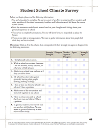 Student School Climate Survey