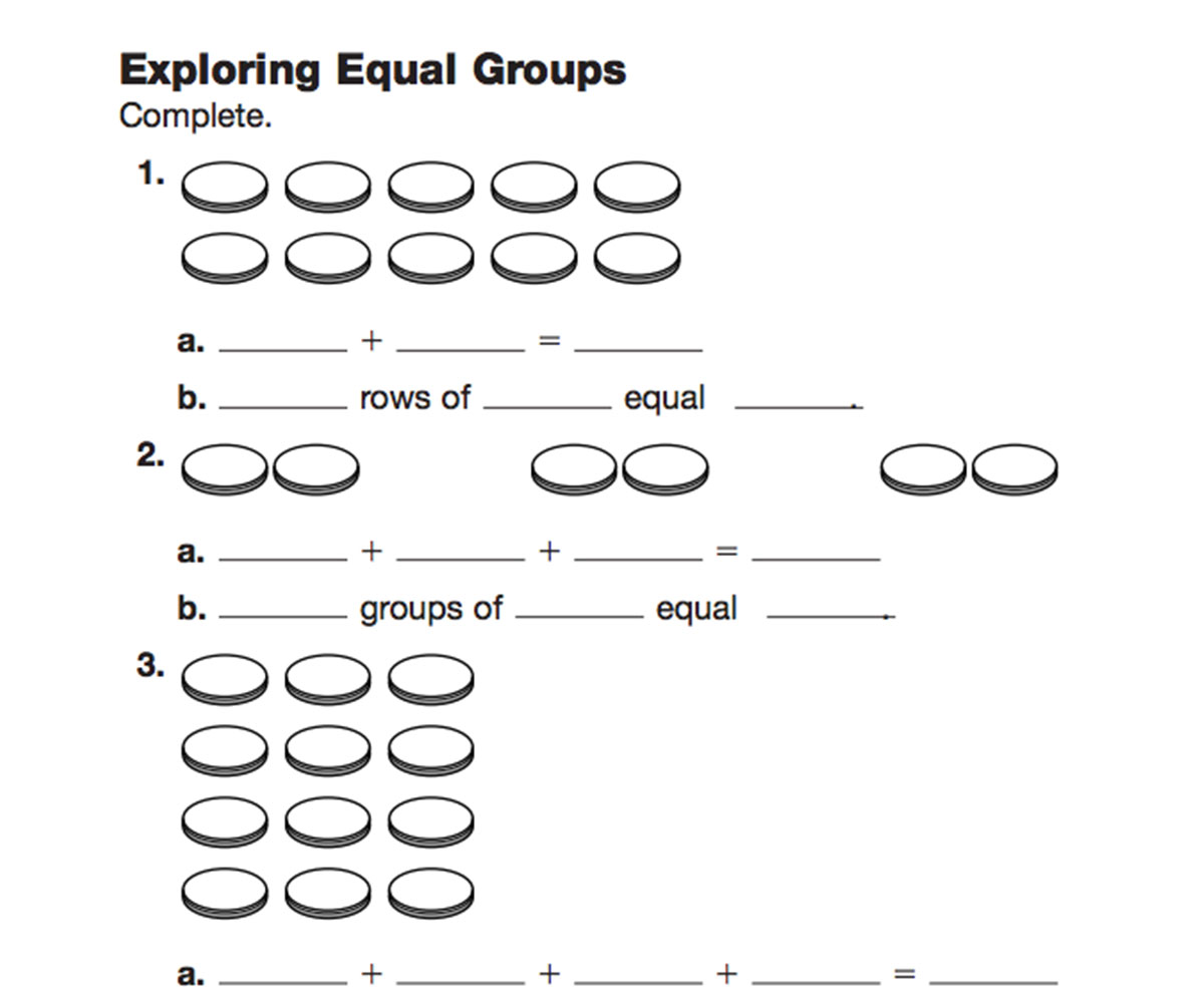 exploring equal groups