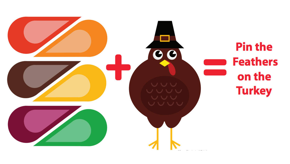 Pin The Feathers On The Turkey Thanksgiving Game Teachervision