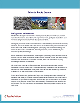 Intro to Rocks Background Information Cover Image