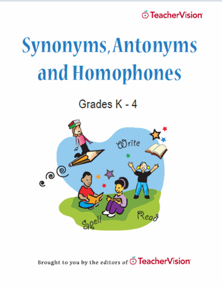 Synonyms, Antonyms & Homophones Printable Book (K-4)