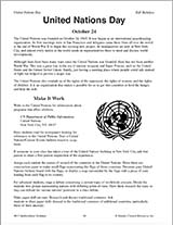 United Nations Day History and Activities