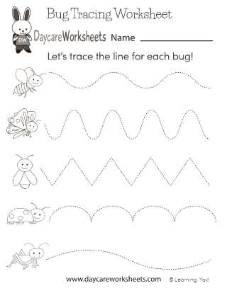 Bug Tracing Worksheet