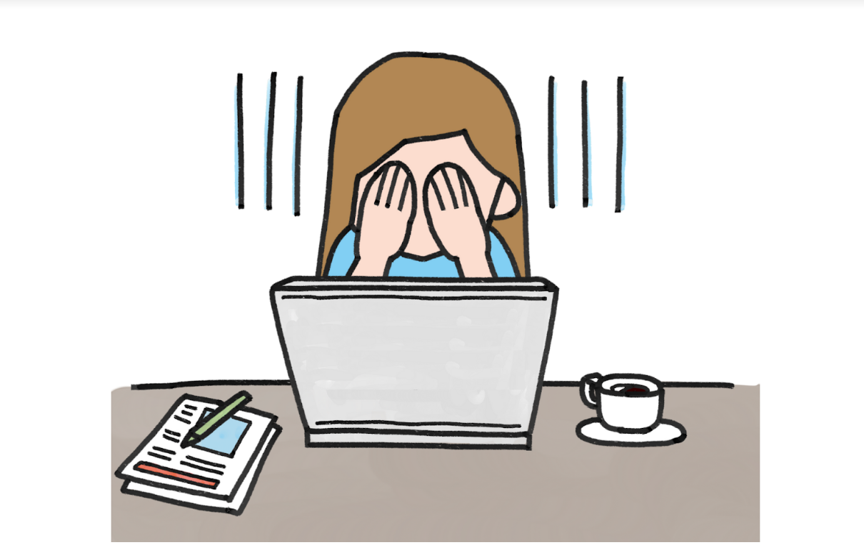 Stressed Teacher 