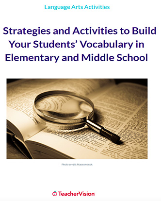 Vocabulary-Building Activities Packet for Elementary and Middle School