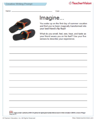 Sensory Writing from an Object's Perspective: If I Were a Pair of Flip Flops...