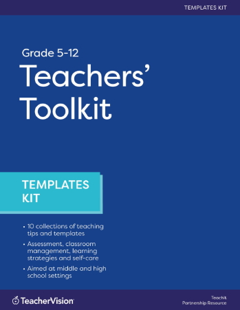 teachers' toolkit of templates for classroom management