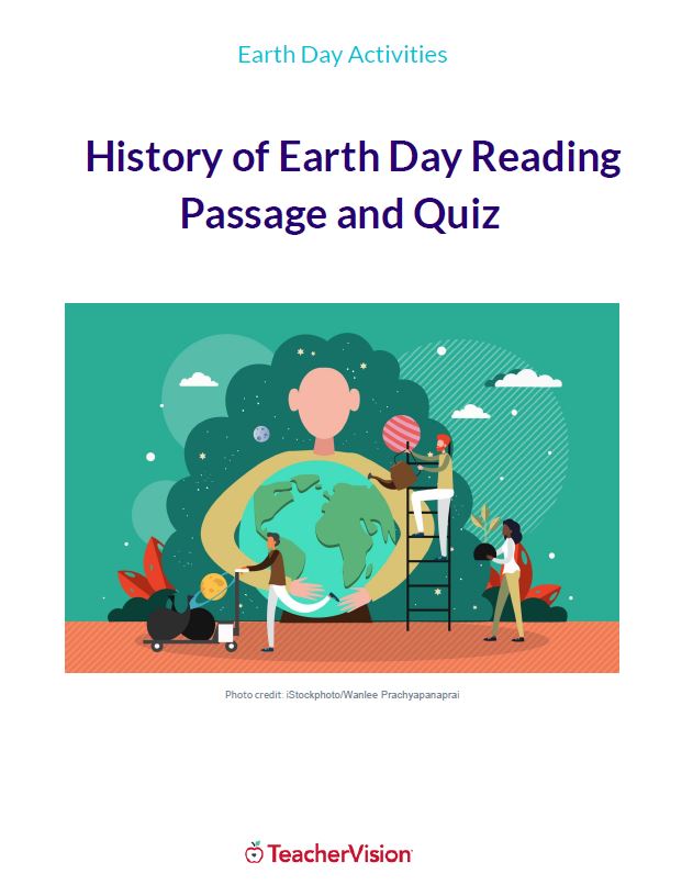 History of Earth Day Reading Passage and Quiz