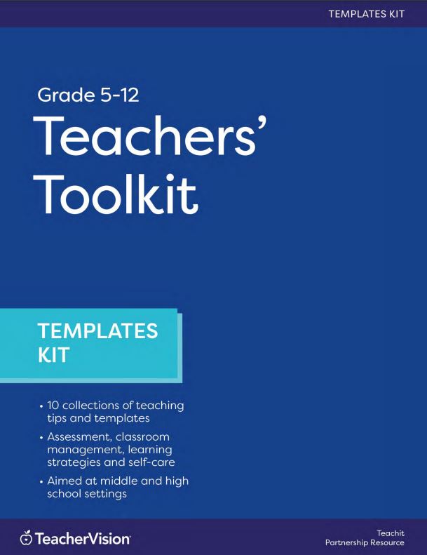Teacher's Toolkit Templates for Classroom Management