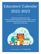 2022-2023 school year activity calendar