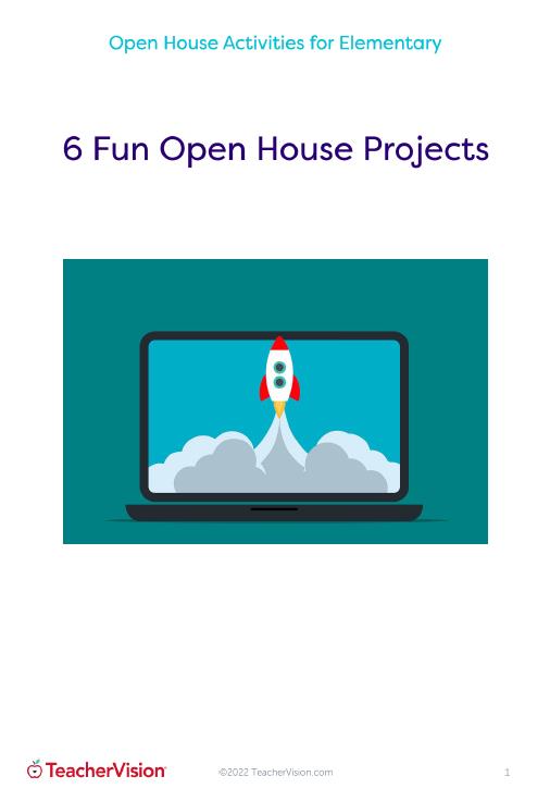 Fun Open House Activities for Elementary 