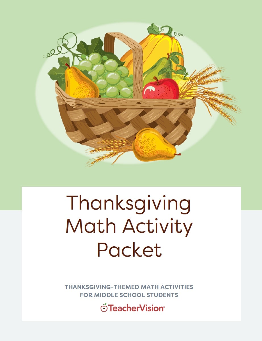 Thanksgiving Math Packet
