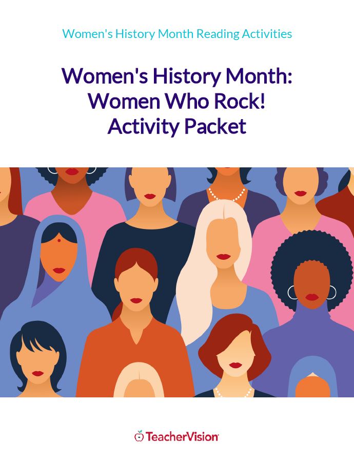 Women's History Month reading comprehension packet