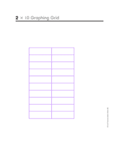 2 x 10 Graphing Grid