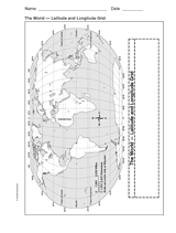 Latitude and Longitude Map