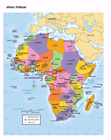 Political Map of Africa