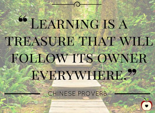 Learning is a treasure that will follow its owner everywhere