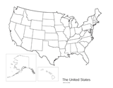 United States Map (Outline)