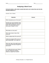 Analyzing a Book Character