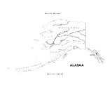 Alaska State Map with Physiography