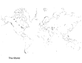 Blank World Map | Printable World Map - TeacherVision