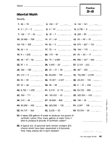 Mental Math