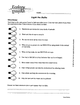 light the bulbs recycling pollution worksheet printable earth day activity grades 3 4 5 teachervision