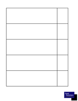 5 Column Chart Template