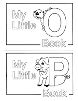 My Little Letter Book -- O and P