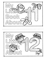 My Little Number Book -- 11 and 12