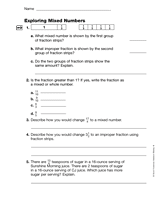 Exploring Mixed Numbers (Gr. 4)