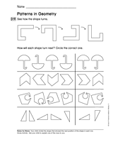 Shape Turns: Patterns in Geometry (Gr. 1)