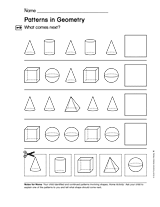 Solids, Shapes, and Sharing: Patterns in Geometry