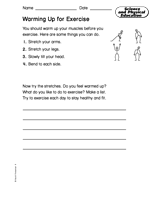 Science and Physical Education: Warming up for Exercise