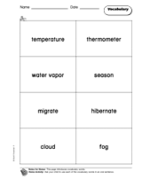 Weather: Vocabulary