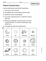 Science Fun: Planet Concentration