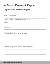 Writing a Group Research Report (Gr. 1)