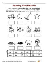 Rhyming Word Match-Up