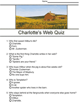 Charlotte's Web Quiz - TeacherVision