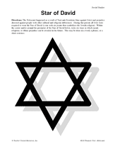Star of David & Prejudice (Graphic Organizer)