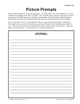 Blank Journal Page Creative Writing Printable (Pre-K - 3rd Grade) -  TeacherVision