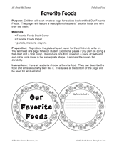Class Project: Favorite Foods
