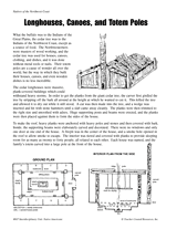 Longhouses, Canoes, and Totem Poles
