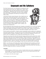 Sequoyah and His Syllabary - TeacherVision | Teacher Vision