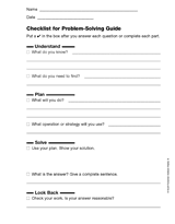 Checklist for Problem-Solving Guide 2