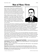 Man of Many Firsts: Ralph Bunche
